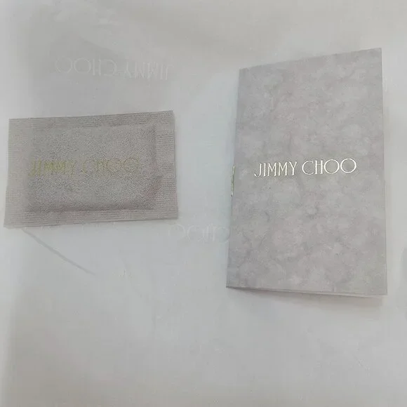 JIMMY CHOO Kendrix 100 - Suede Booties with Embroidery Black/White - Picture 13 of 15